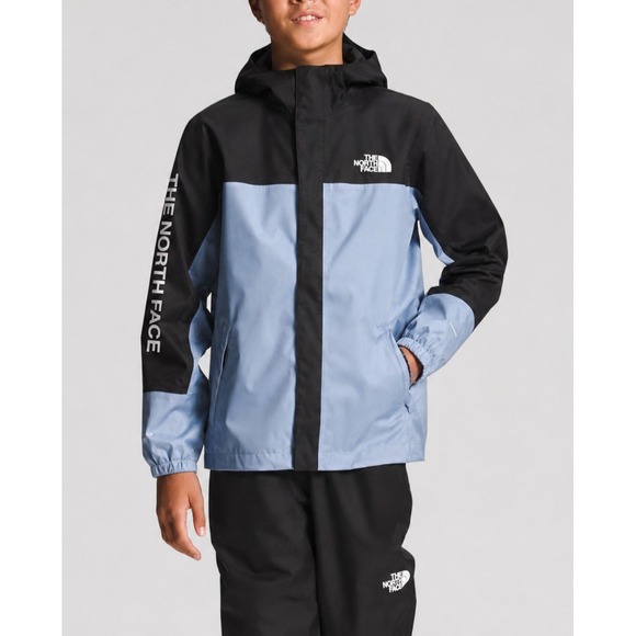 The North Face Other - The North Face Boys Antora Rain Jacket Folk Blue Black Size XS 6 Waterproof Zip